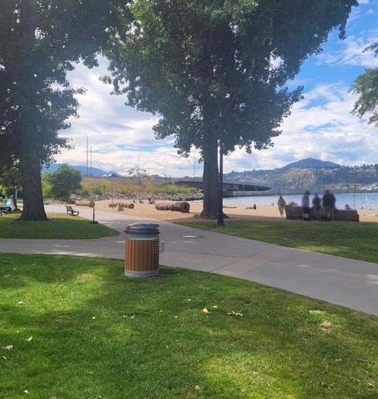 city park downtown kelowna bc