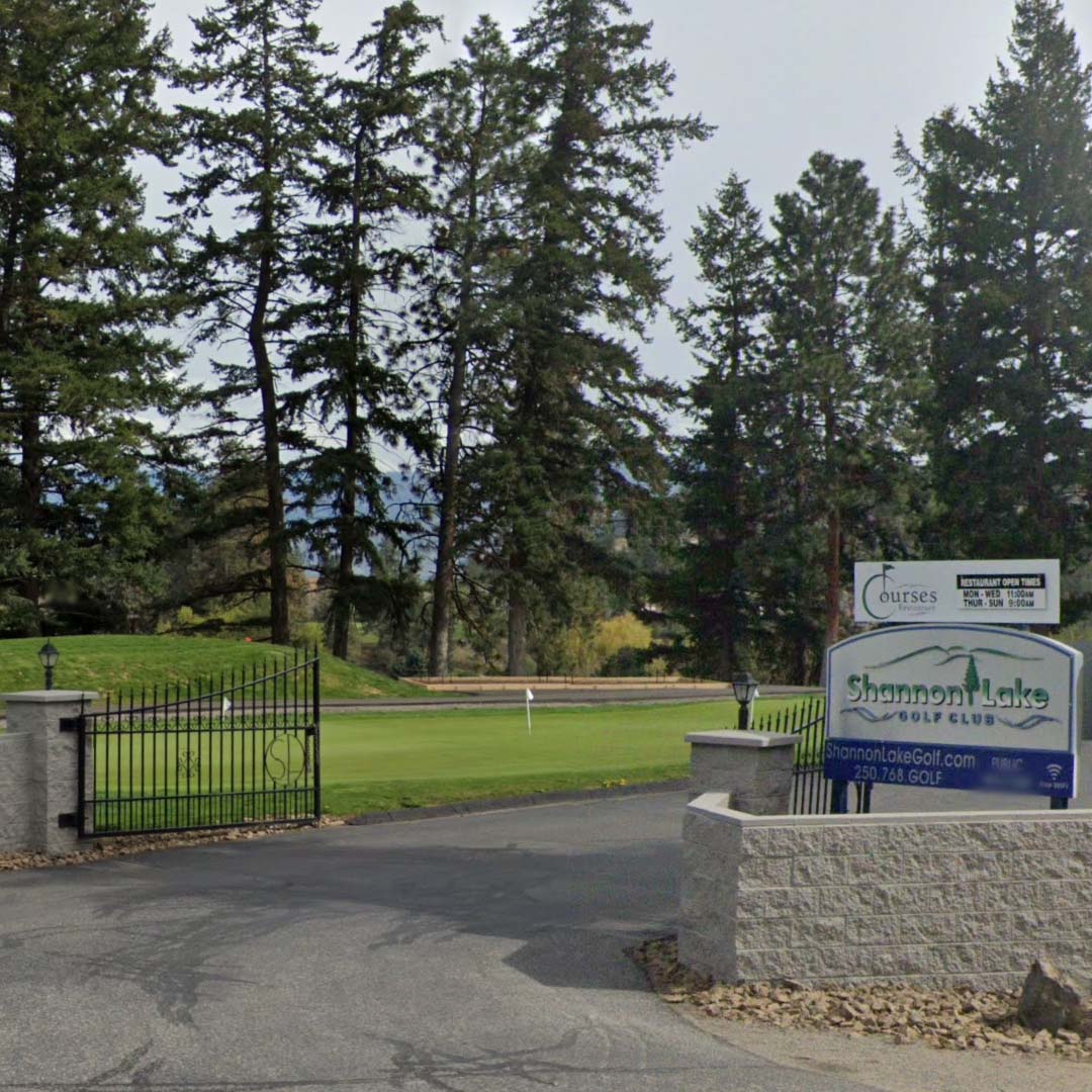 shannon lake golf club in west kelowna bc