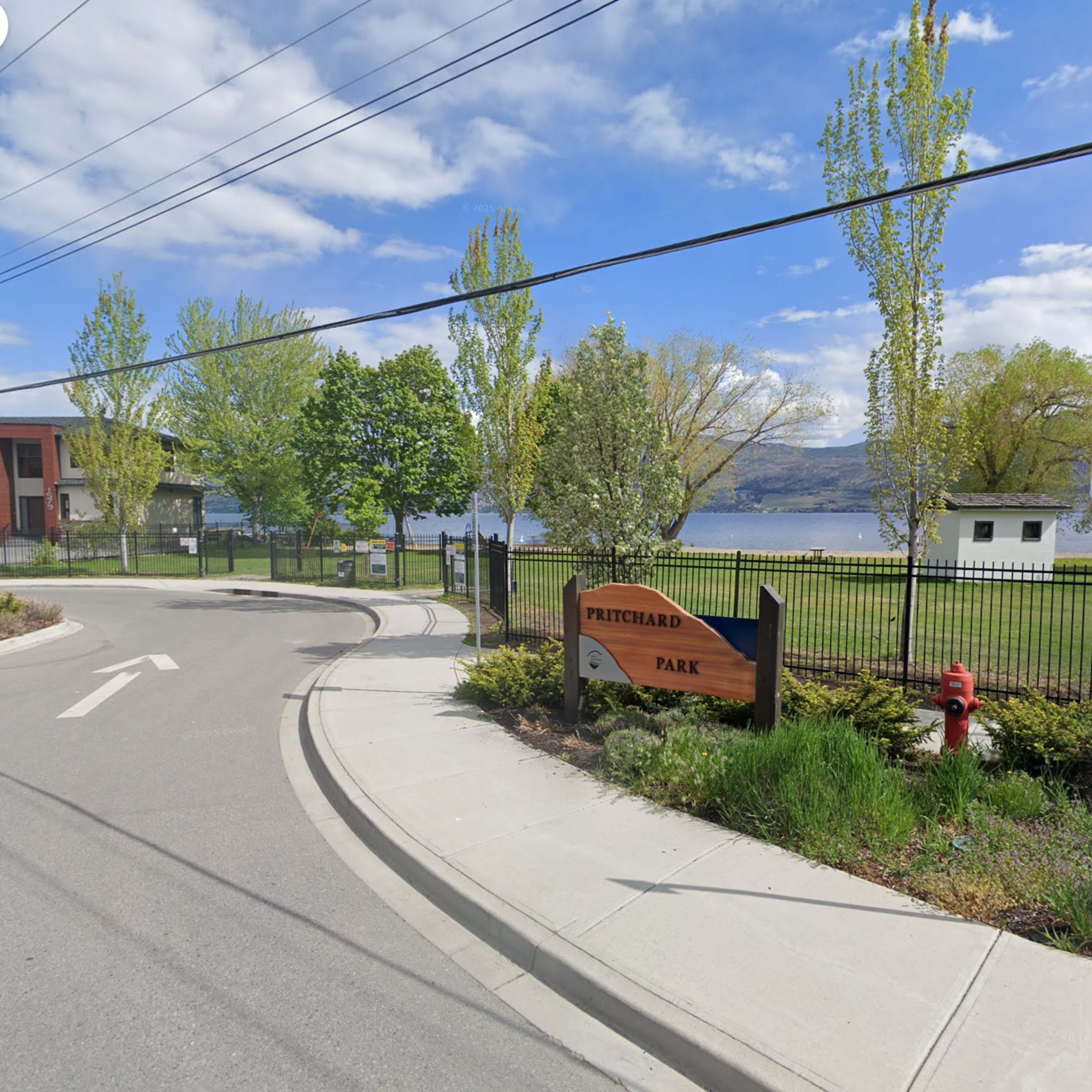 pritchard park near barona beach west kelowna
